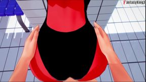 Meru the succubus Bikini POV sex