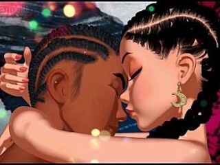 WHAT HAPPENS IN BLACK'S 4K LARGE ASS 3SOME