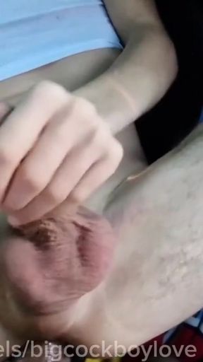 A hole dripping with cum after being fucked by a stranger's big dick on the highway   Clip 1