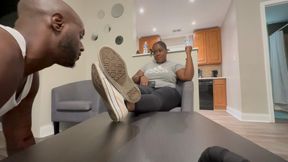 Foot licking worship