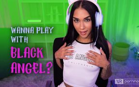 Erotic Gaming Session Starring Black Angel (passthrough)