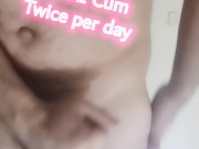 Guy MOANS Slaps His Ass & can't hold CUM: Dirty Talk Chubby and Hairy