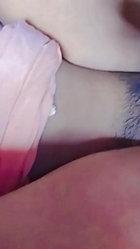 My Little Pussy Gets Its First Taste of Boyfriend Huge Cock, Please Insert It Slowly, It's Very Thick and Long