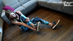 Sporty Girls Sweaty Feet And Nice Socks Tease (interview Sweaty Feet Gym Socks Pov