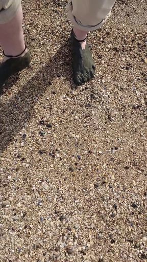 Short Test in the Mudflats on the Beach of Horumersiel