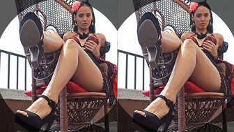 Brunette pornstar Andreina Deluxe takes big dick in hardcore POV VR sex