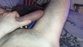 Pumped cock jerkoff