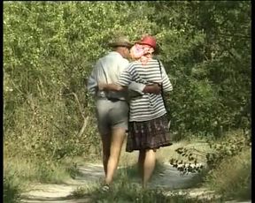 Watch This German Granny Get Fucked in Outdoor Session