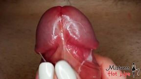 Mistress' Handjob Leaves Him Humiliated and Quickly Spunking