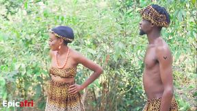 Adam and Eve - their first sex in the garden of Eden