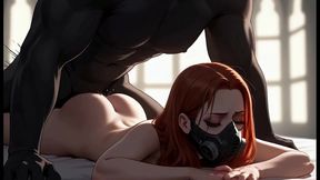 hornyvanstevie ai - gas mask girl bbc