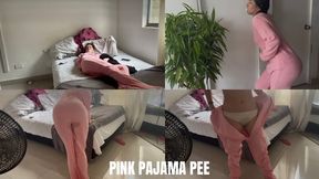 Pink Pajama Pee Accident + pacifier fetish