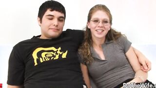 Ebony Guy Stretches Housewife Jenny Leigh While Her Cuck Watches