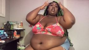 Pizza Stuffing to my MAX (vibing and cumming at the end)