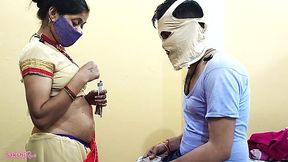 Stepsister's greedy craving for big dick leads to a hot and steamy Indian
