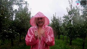 Lucy's Transparent Rainwear & Outdoor Public Pussy Tease