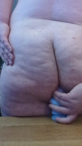 Riding Huge Dildos and Stretching My Hole for Cock