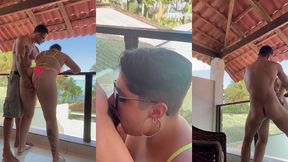 squirt da gaucha rabuda fudendo com maloqueiro na sacada beira mar