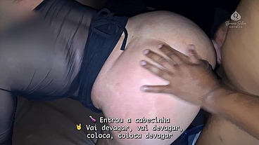 Negão goza dentro no pelo, corno me limpa com a língua e lembra que estou fértil - PT 1-2