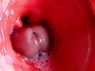 CAMERA INSIDE PUSSY: POWERFULL CUM IN PUSSY! BEST Internal ASMR in 4K MORE SPERM