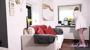 Auntjudys - Your 53yo Mature BBW Landlady Katherina Sucks Your Cock (pov)