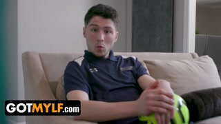 GotMylf - Mature Stepmom Reagan Foxx Reveals Her Juicy Tits And Lets Her Stepson Play With Her