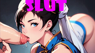 Chun-Li Fucks Everybody - BJ, Gangbang, Anal, Bukkake Animated Comic