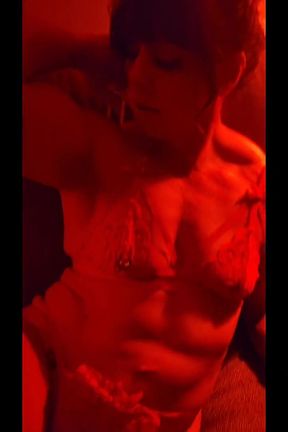 Sexy Flexing in the Redroom