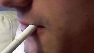 Sensual smoking and cockstroking with sexy JD Phoenix