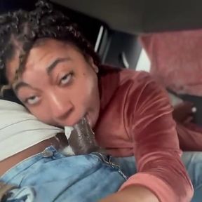 Fuck a Fan Pick Me up in His Truck Slurp on His Big Black Dick Like a Professional Street Hoe