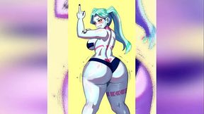 Compilation Rebecca (Edgerunners) 2 (Cyberpunk 2077) Rule 34