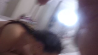 Sexy Wife Sucks &amp; Rides Dick Till She Squirts &amp; Swallows Cum