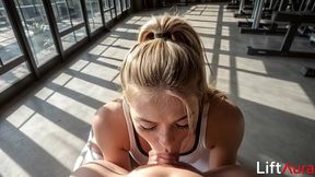 this blonde paid for her gym membership just to have sex with her boyfriend [ai]
