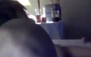 Homemade sucking from a titty tranny