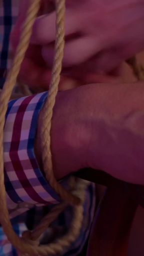 Bondage, daddy domination, raw bareback action and intense sucking in a dirty power-play scene   Clip 2