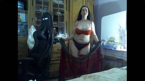 A new, beautiful, stripping belly dance. Full nude dance at the end.