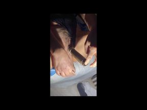 Wife enjoying jerking off