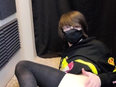 Amateur crossdresser solo play