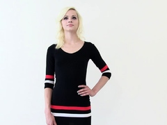 Curly Blonde Teen Records Solo Dildo Masturbation More at