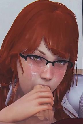 MILF Stepmom Struggling Dick with Her Mouth