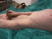 Skinny boy shows off Stomach vacuum