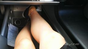 Pedal Pumping In The Lotus With Bare Feet