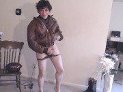 Horny Football Quarterback Maolo Jerks & Cums!!!