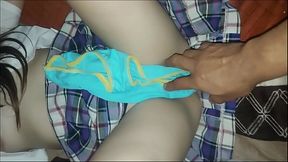 This is how my step uncle cleans my vagina after he fills it with semen - Innocent teen student step niece creampie RED
