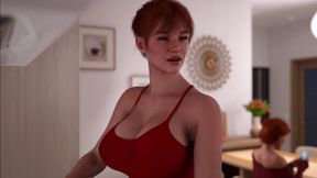 Granny Carol Comfy Luna While Hazel &amp; Ivy Poking Each Other