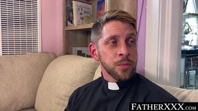 Catholic twink without any protection after cock sucking 69 recovery