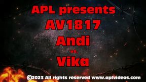 Andi vs Vika - When the female referee has needs...