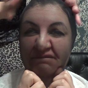 Nose fingering, face messing, silly faces, stockings on head, lips fetish! To Kate!