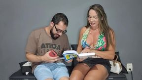 aluno nerd safado pede a professora para ensinar redacao, cheio de mal intencao .veja no que deu