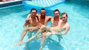 Javier Takes It Deep by the Pool – Spring Break Heat Turns Wild – GayPornX 18+